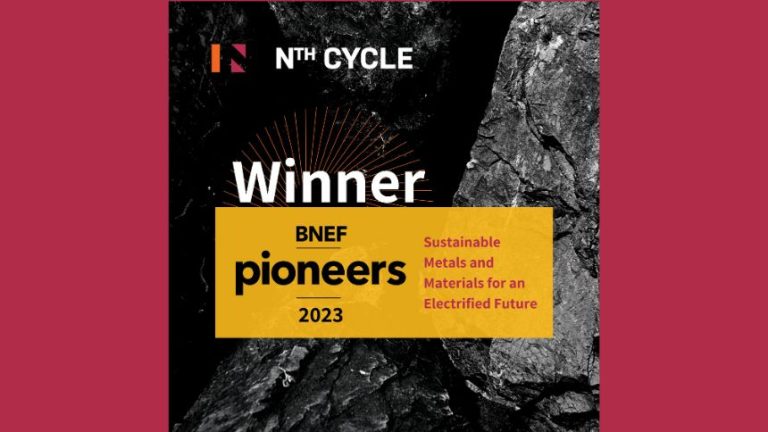 Nth Cycle recognized by BloombergNEF as cleantech pioneer