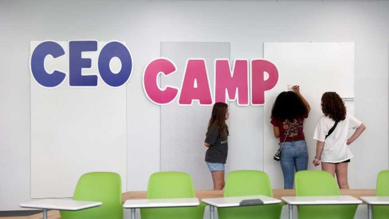 Tolsma sisters kickoff second annual CEO Camp for middle school students