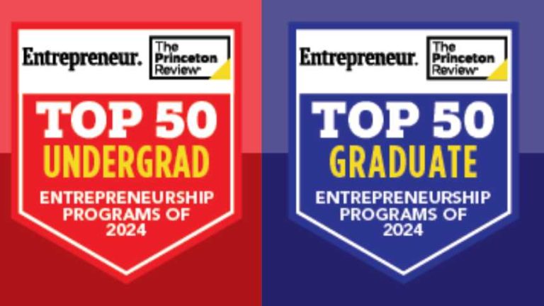 Belmont’s undergraduate entrepreneurship program ranks #26