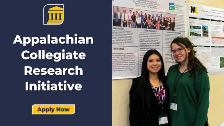 Applications open for “Appalachian Collegiate Research Initiative”