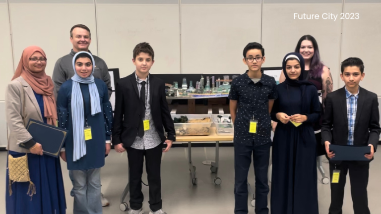 Students build the cities of the future