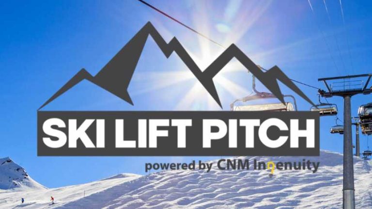 How about a ski resort backdrop for a pitch event?