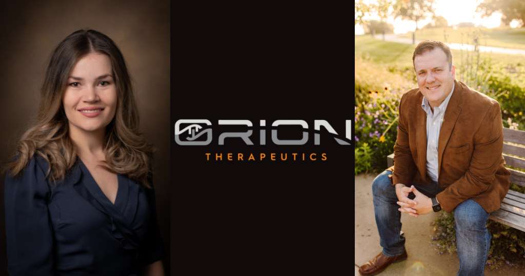 Jennifer Zachry and Trey Fisher, Co-Founders, Orion Theraputics
