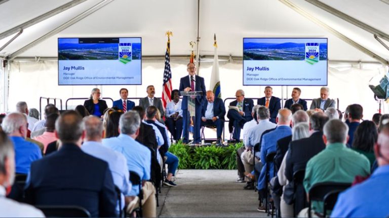 It was a celebration of another milestone in Oak Ridge’s environmental cleanup