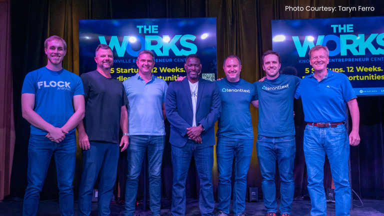 The Works participants showcase their businesses during Demo Day