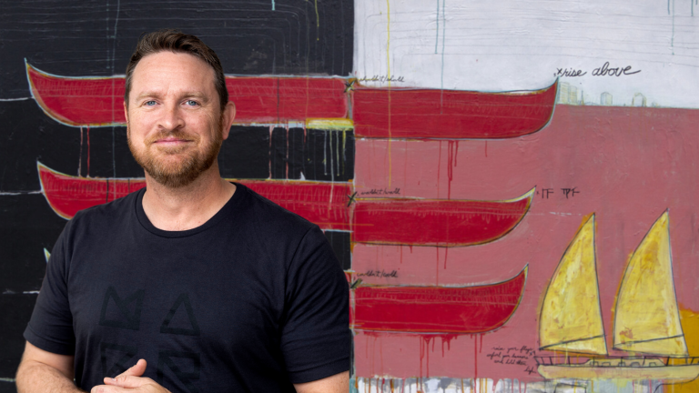 The double life of Chris McAdoo: Artist and advocate for entrepreneurship
