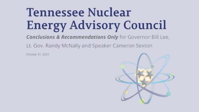 Report of the TN Nuclear Energy Advisory Council has been released