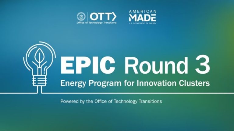 Spark Innovation Center one of five Phase 2 winners in the “Energy Program for Innovation Clusters”