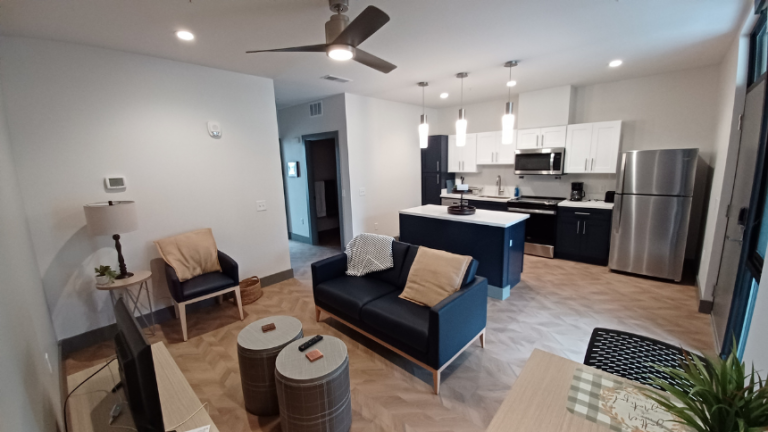 Local businesses band together to furnish and stock KCDC’s Liberty Place