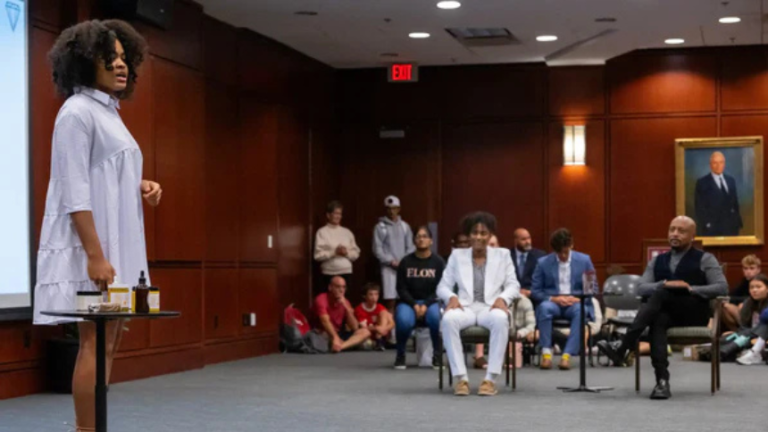 UT MBA student, Diamond Monroe is in the running for the ‘Entrepreneur of Impact’ award