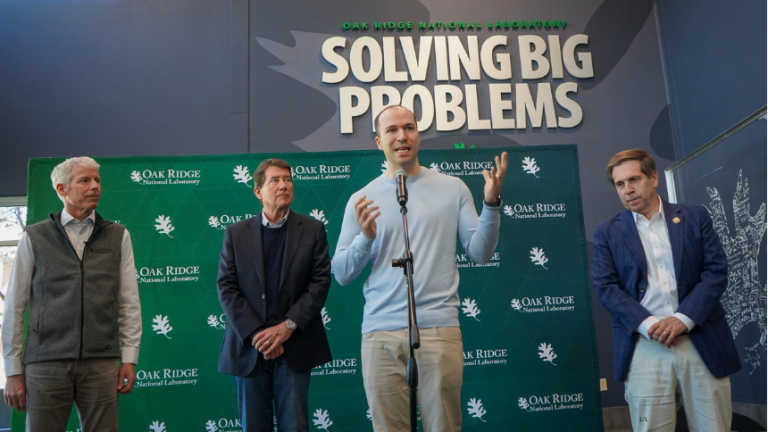 DOE Secretary Chris Wright visits ORNL, urging more energy to fuel better AI