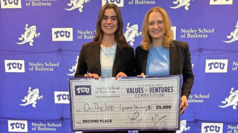 Lipscomb University seniors capture second place in Values and Ventures® Competition