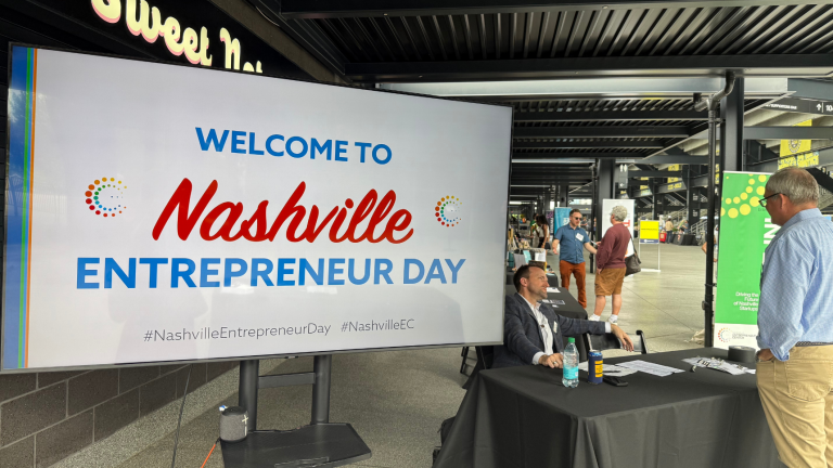 100+ companies pitched at Nashville Entrepreneur Day at GEODIS Stadium