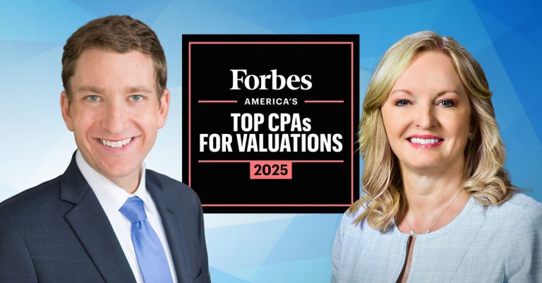 Two PYA Executives make Forbes America’s Top 100 CPAs for Valuations List