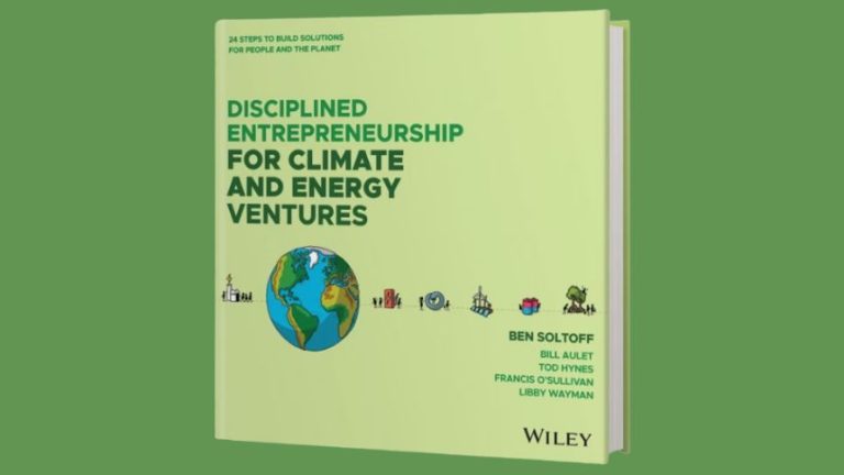 New book focuses on climate and energy entrepreneurs