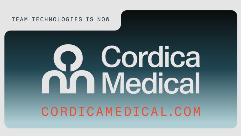 TEAM Technologies rebrands as Cordica Medical, serving medical device and pharmaceutical OEMs