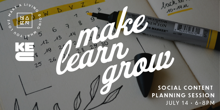 Make Learn Grow: Content Planning Session