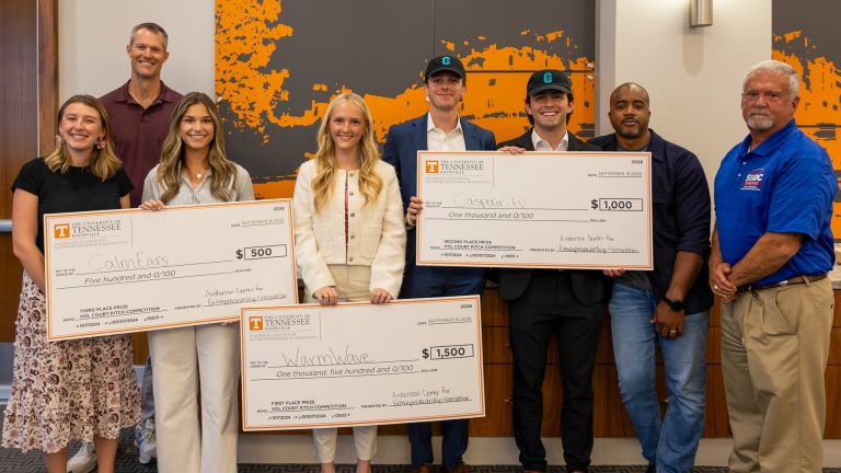 Three students walk away with funding from UT Anderson Center Fall Vol Court